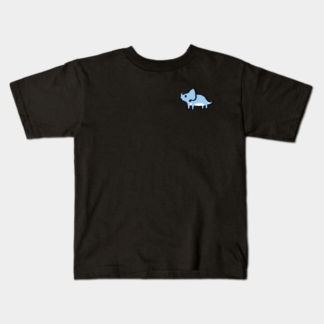 Triceratops Kids T-Shirt by wally11